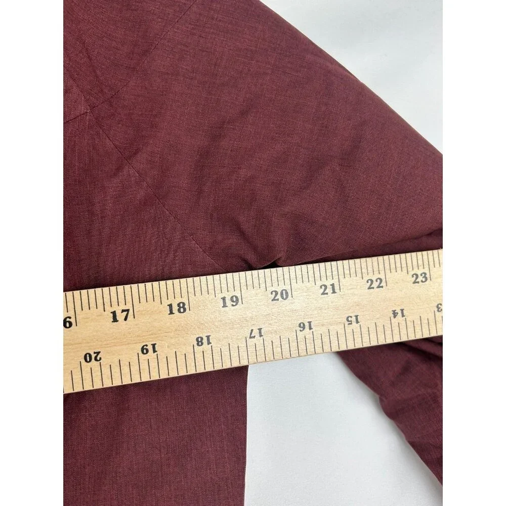 The North Face Women's Medium Jacket DryVent Burgundy Full Zip Pockets
